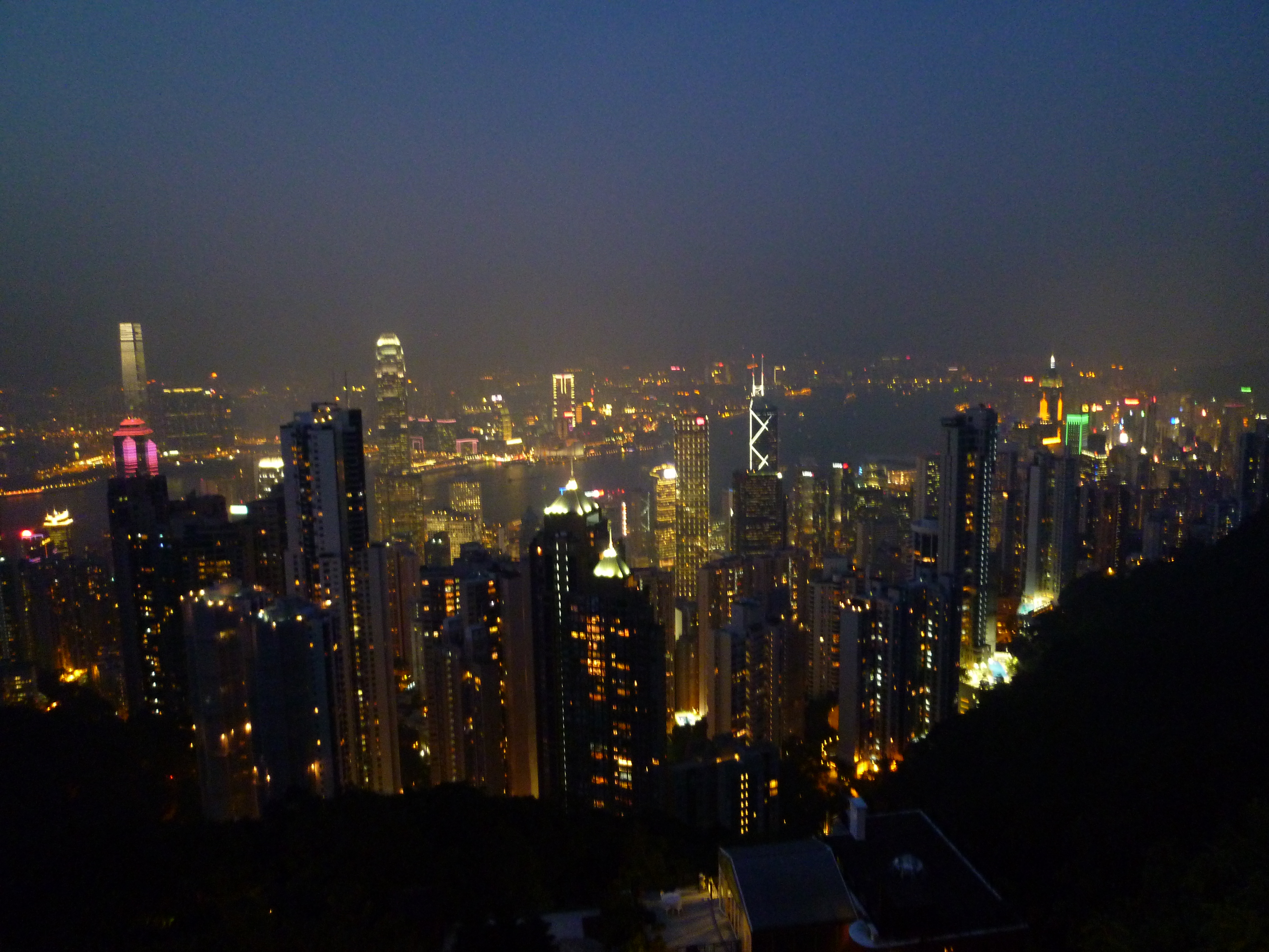 2012年8月 香港の夜景