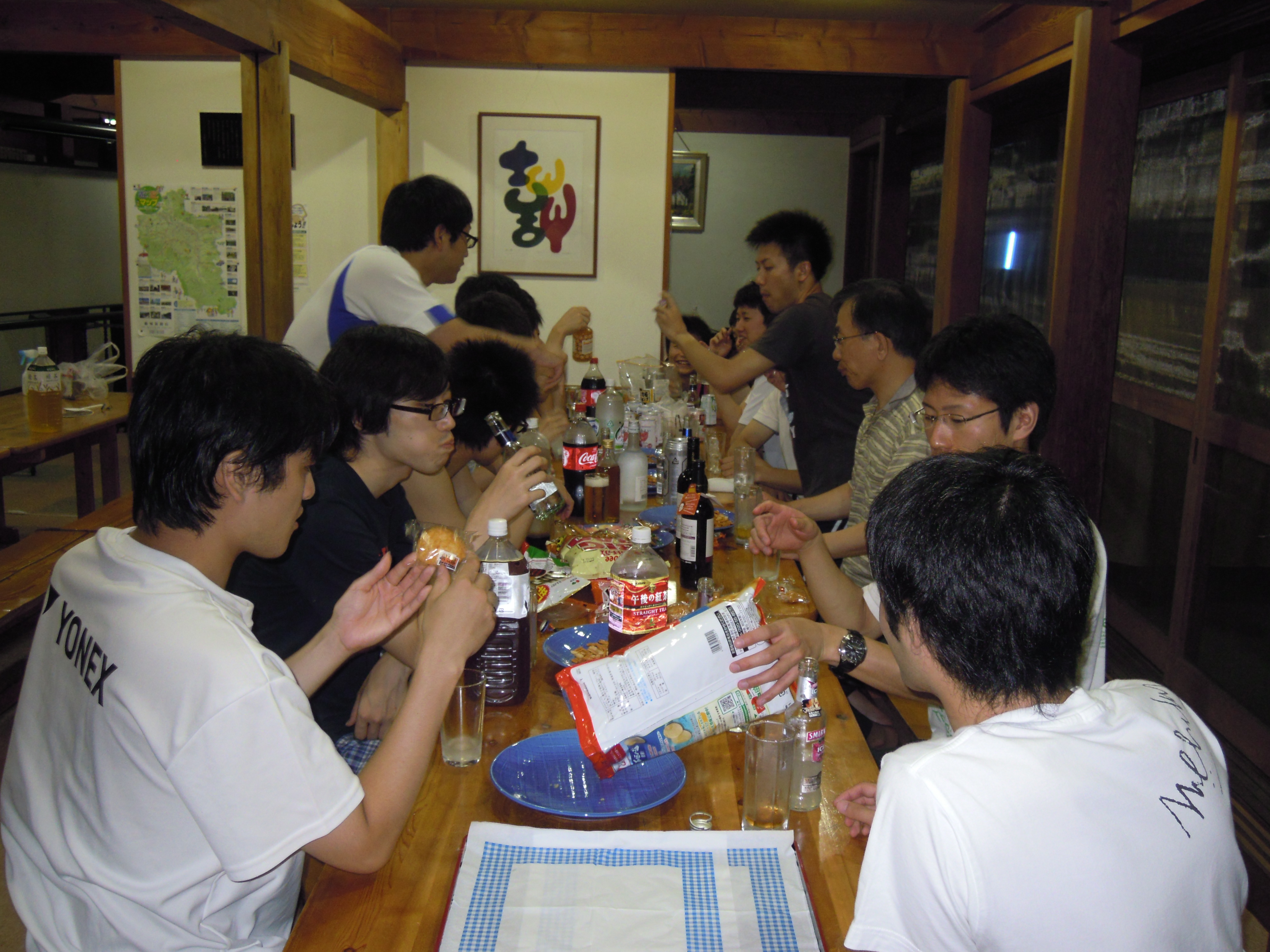 2012年8月 初の軽井沢合宿2次会