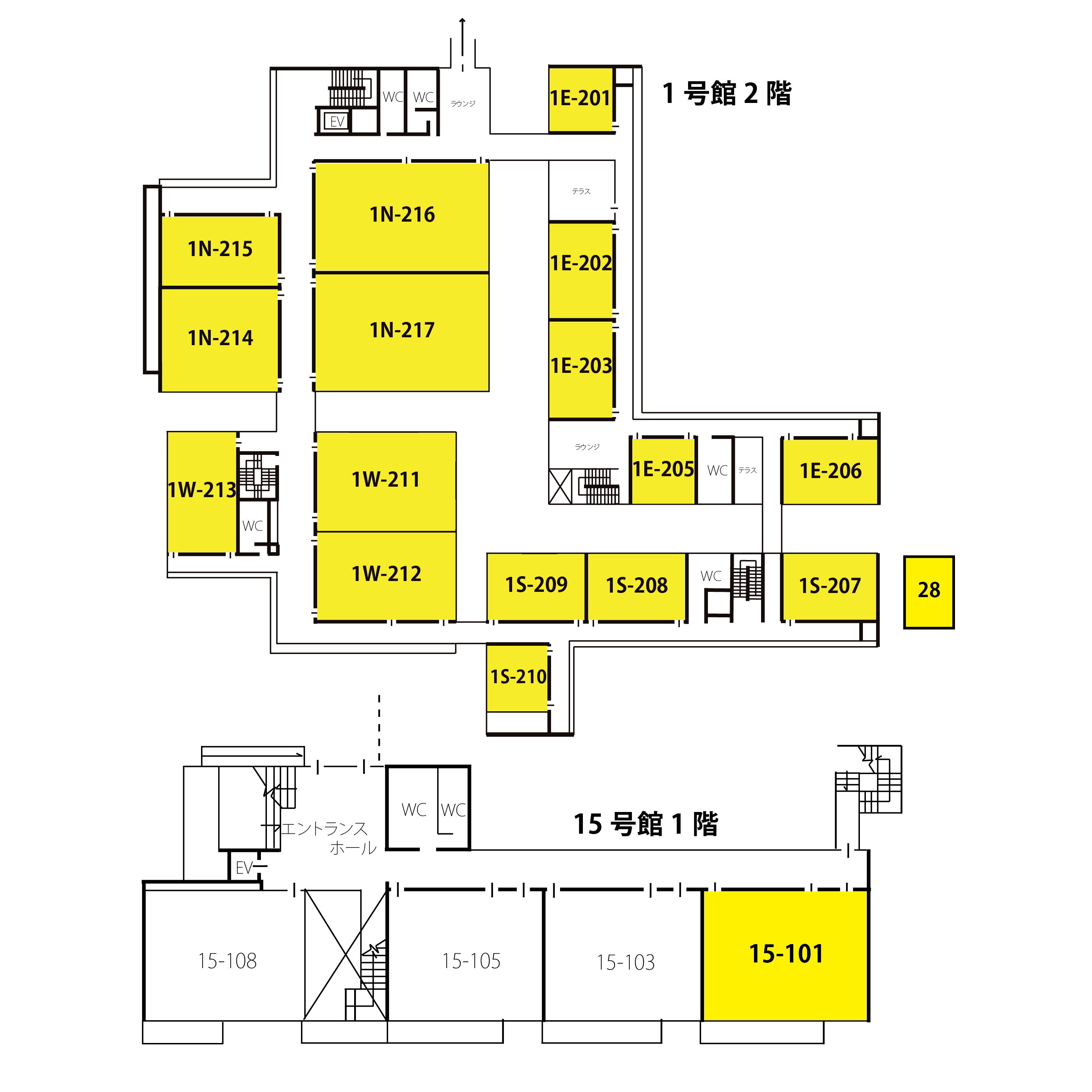 教室展示マップ