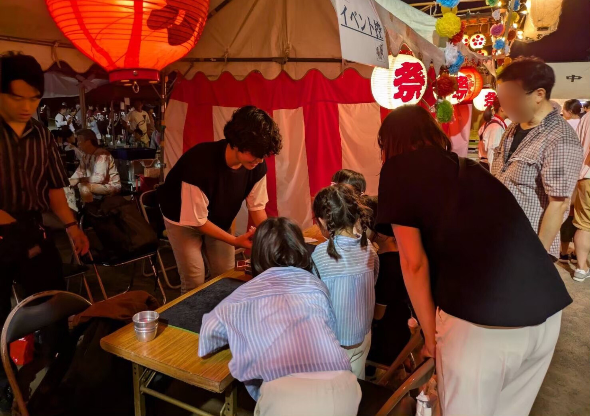 お祭りでのマジック