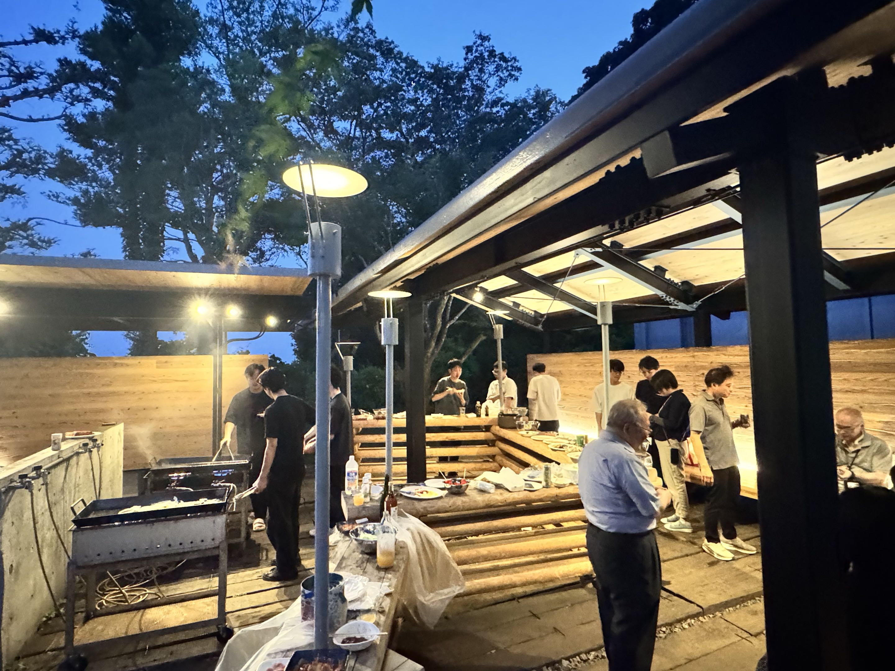 松風舎での2026年夏BBQの様子