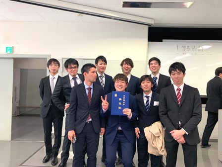 2019年度 卒業式 工学院大学 小林元康 研究室