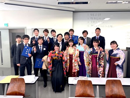 2019年度 卒業式 工学院大学 小林元康 研究室