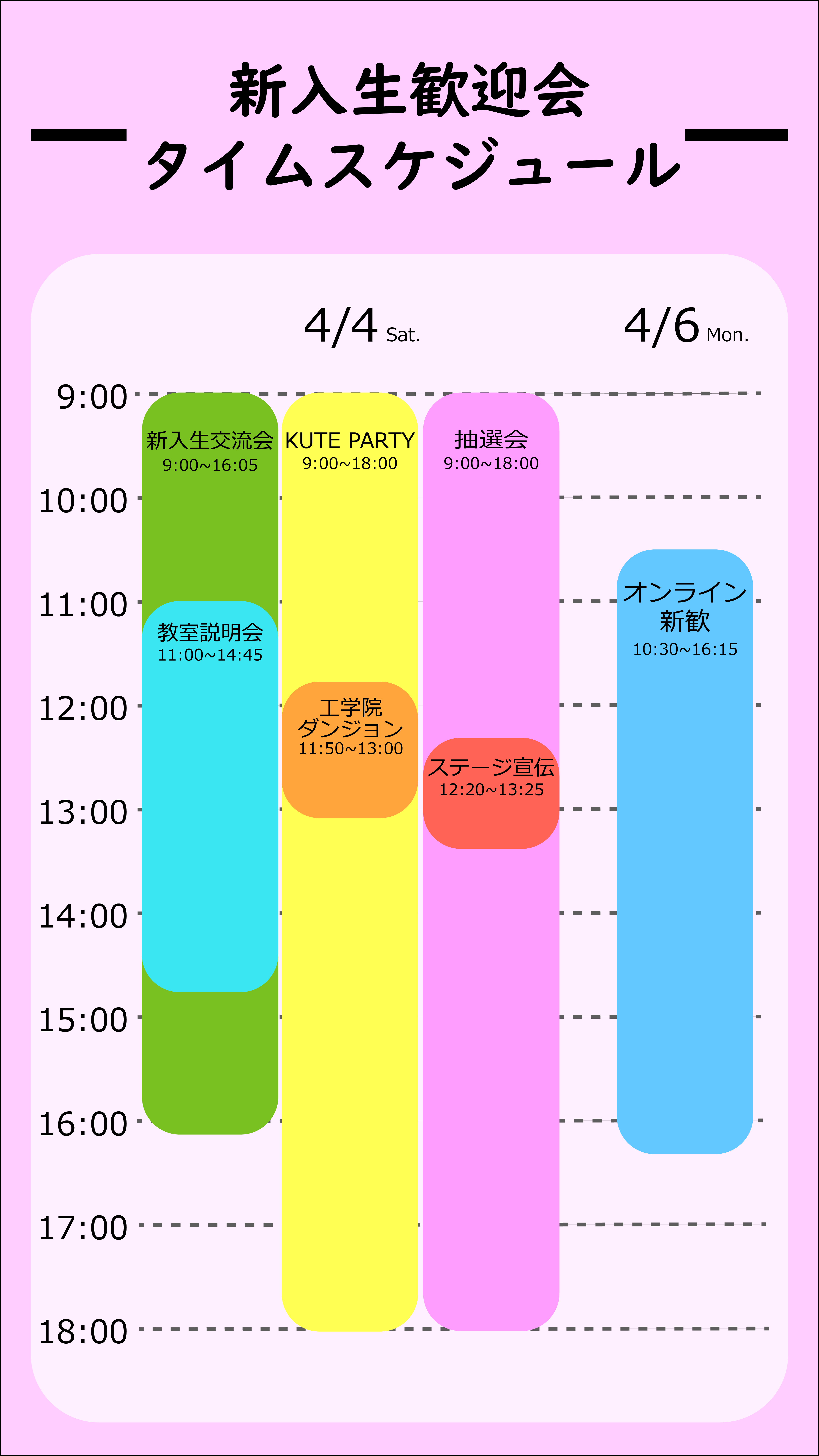 全体タイムスケジュール